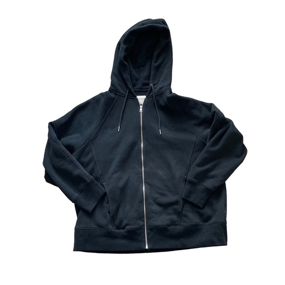 Abercrombie & Fitch Essential Soft AF Black Fleece Full Zip Men’s  Hoodie - Picture 3 of 6